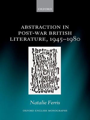cover image of Abstraction in Post-War British Literature 1945-1980